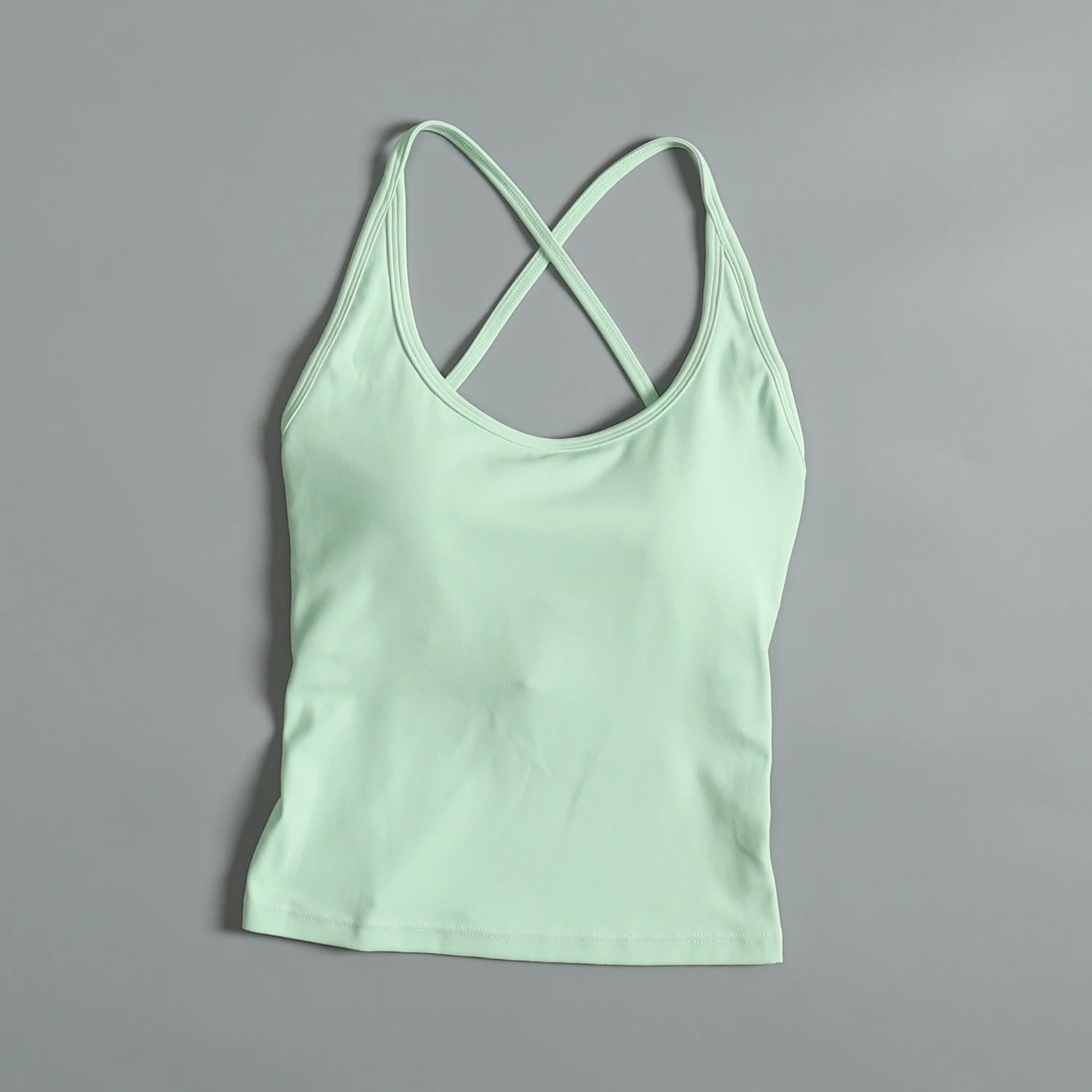 Sexy beautiful back sports vest for women with summer chest pad shockproof fitness lingerie wearing suspender Pilates yoga top