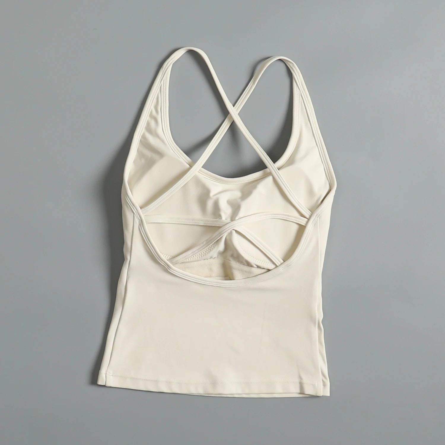 Sexy beautiful back sports vest for women with summer chest pad shockproof fitness lingerie wearing suspender Pilates yoga top