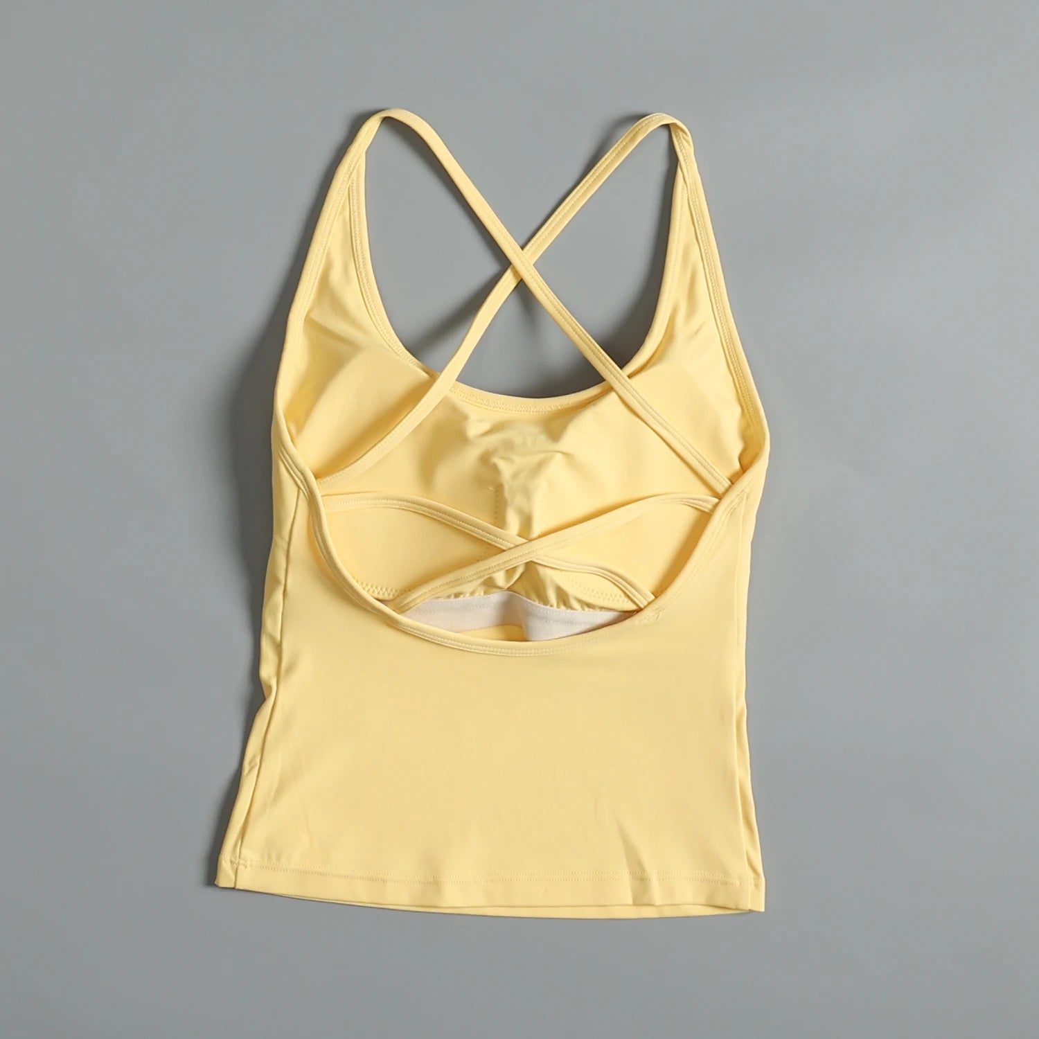 Sexy beautiful back sports vest for women with summer chest pad shockproof fitness lingerie wearing suspender Pilates yoga top